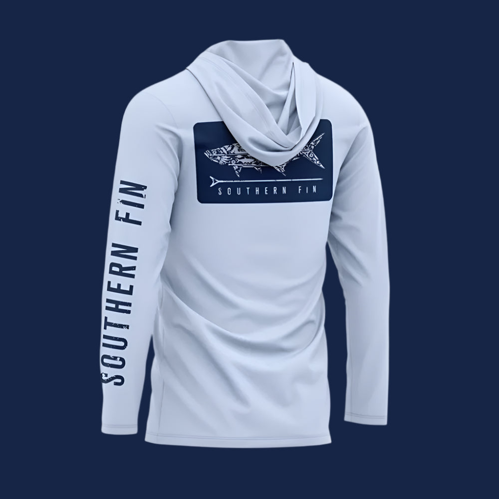 Big bass long sleeve shirt with hood