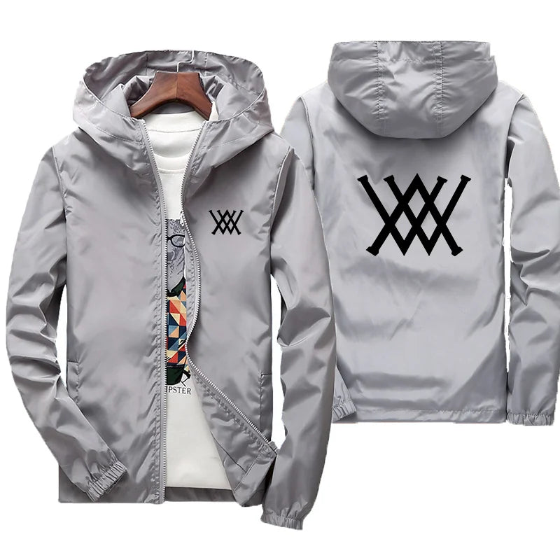 W series zipper hoodie