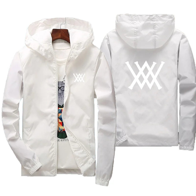 W series zipper hoodie