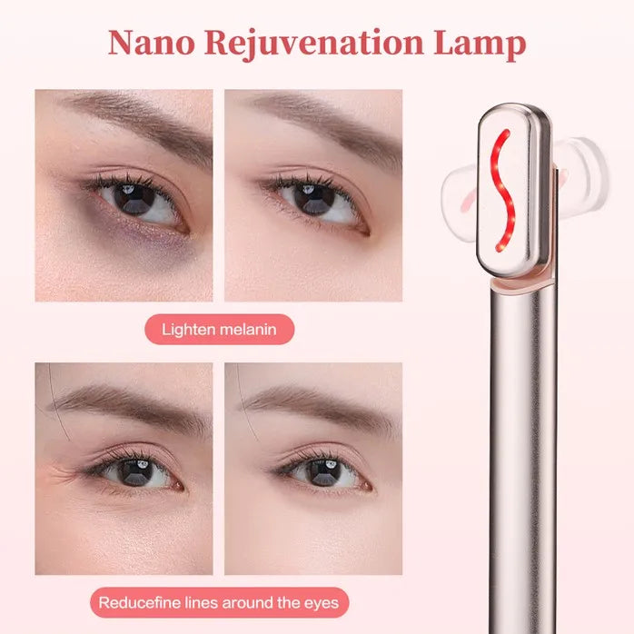 Red light therapy face wand