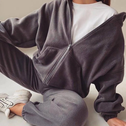 Women's soft spring tracksuit