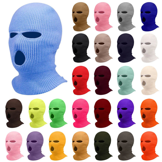 Knit ski mask