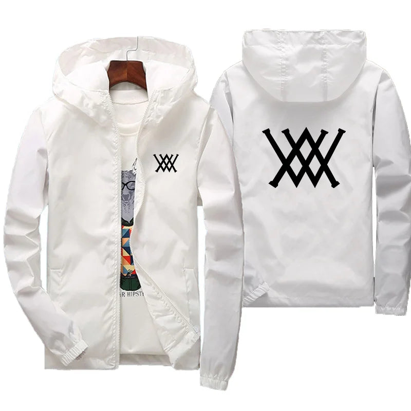 W series zipper hoodie