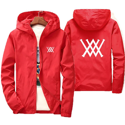 W series zipper hoodie
