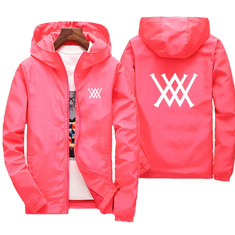 W series zipper hoodie