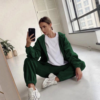 Women's soft spring tracksuit