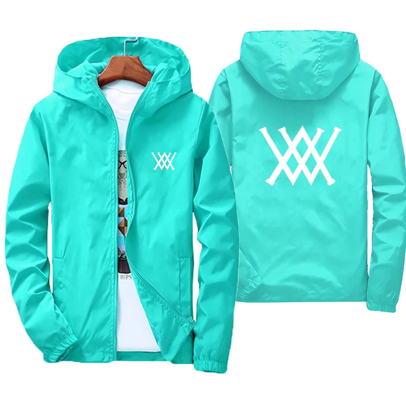 W series zipper hoodie