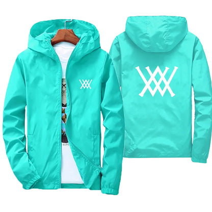 W series zipper hoodie