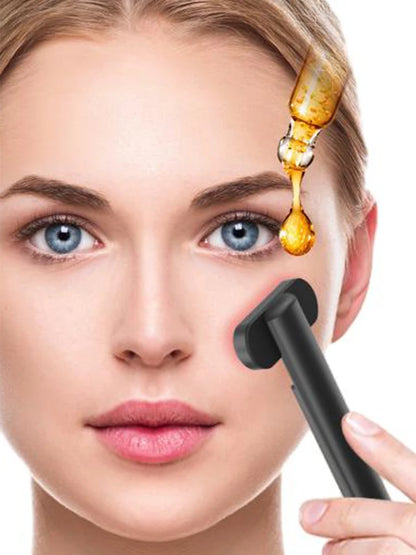 Red light therapy face wand