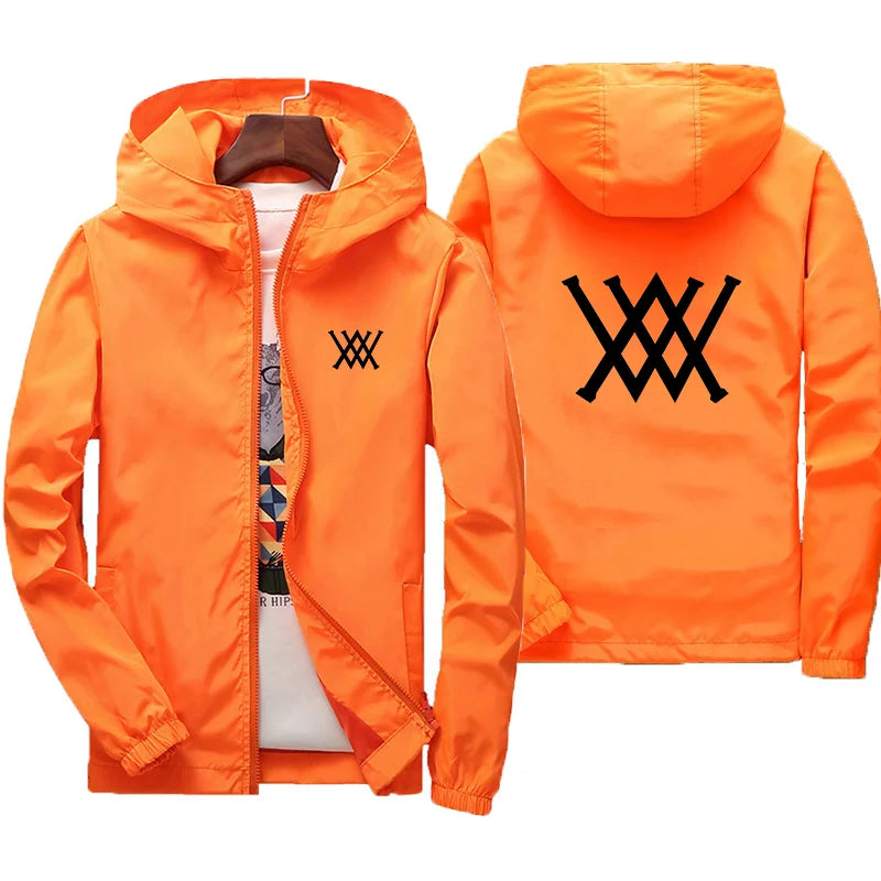 W series zipper hoodie