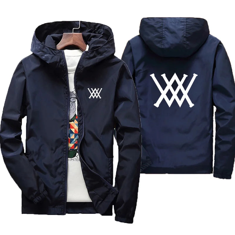 W series zipper hoodie
