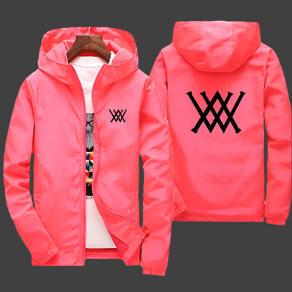 W series zipper hoodie