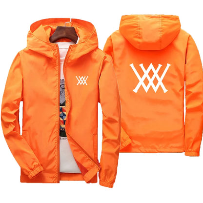 W series zipper hoodie