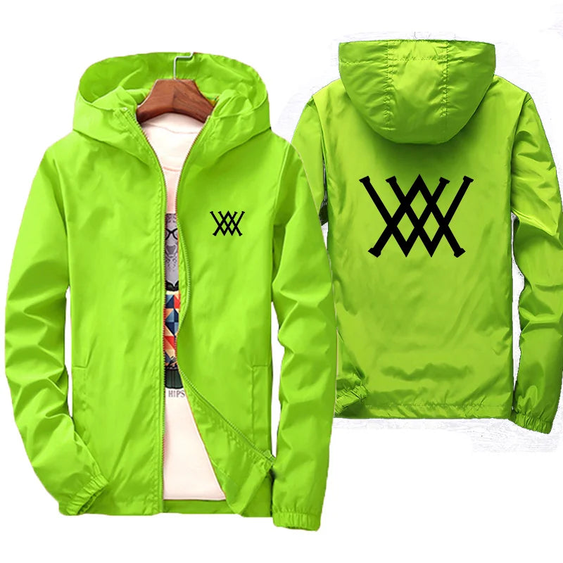 W series zipper hoodie