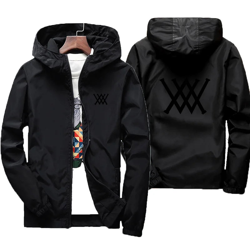 W series zipper hoodie