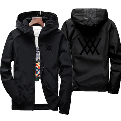 W series zipper hoodie