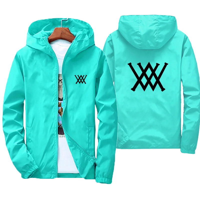W series zipper hoodie