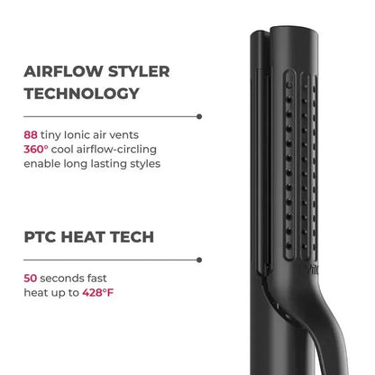 Tymo Airflow 2 In 1 hair straightener and curling iron