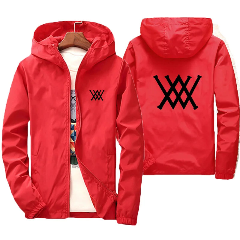 W series zipper hoodie