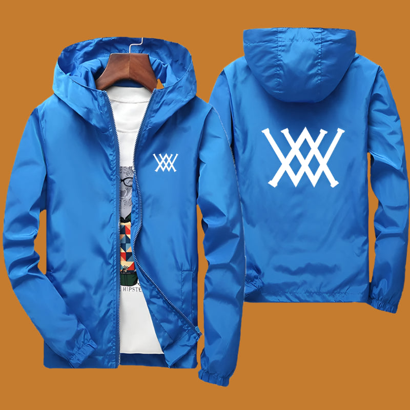 W series zipper hoodie