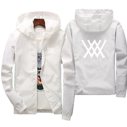 W series zipper hoodie