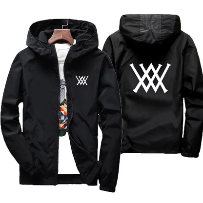 W series zipper hoodie