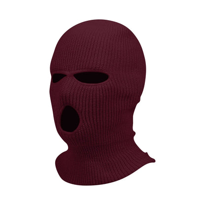 Knit ski mask