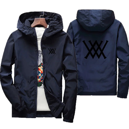 W series zipper hoodie
